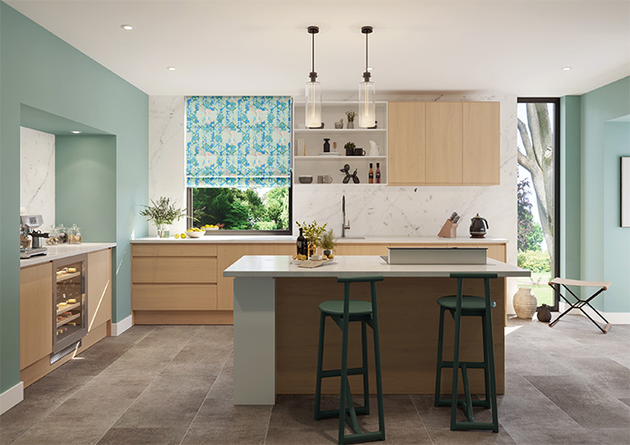 Faded Glamour, Absinthe Stripe - Twist&Fit Roman Blind - Image 8